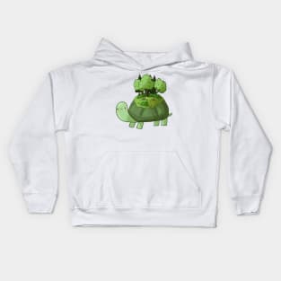 Cute turtle island Kids Hoodie